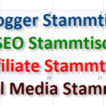 Blogger, SEO, Affiliate, Twitter, Social Media Stammtische, Treffen oder Events. Hier meine Idee