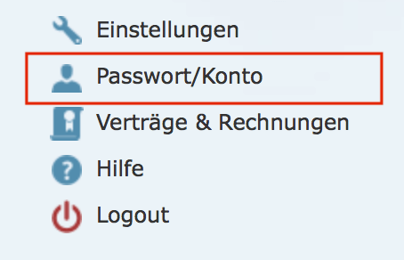 WEB.DE Passwort ändern - START - Sicheres-Netz