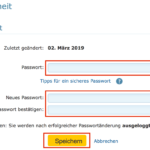 WEB.DE Passwort ändern und speichern – Sicheres-Netz
