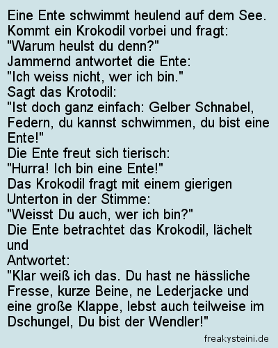 Witz Ente Krokodil Und Der Wendler